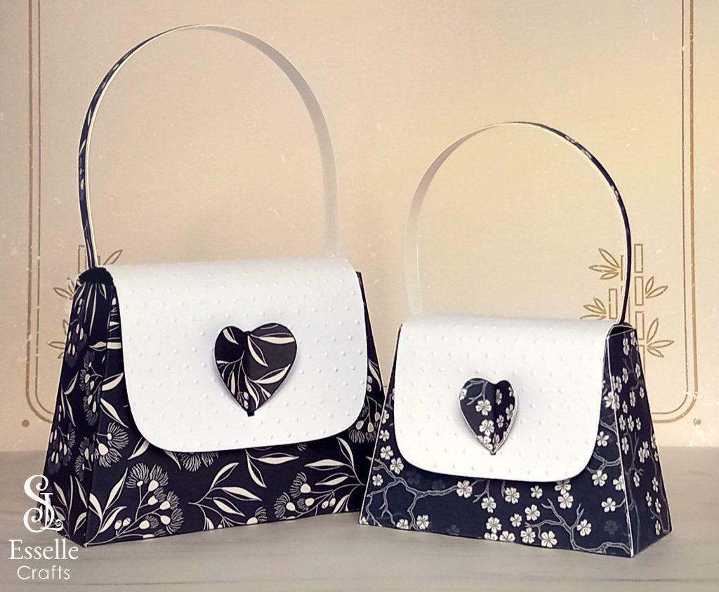 Handbag Favour Boxes by Esselle Crafts