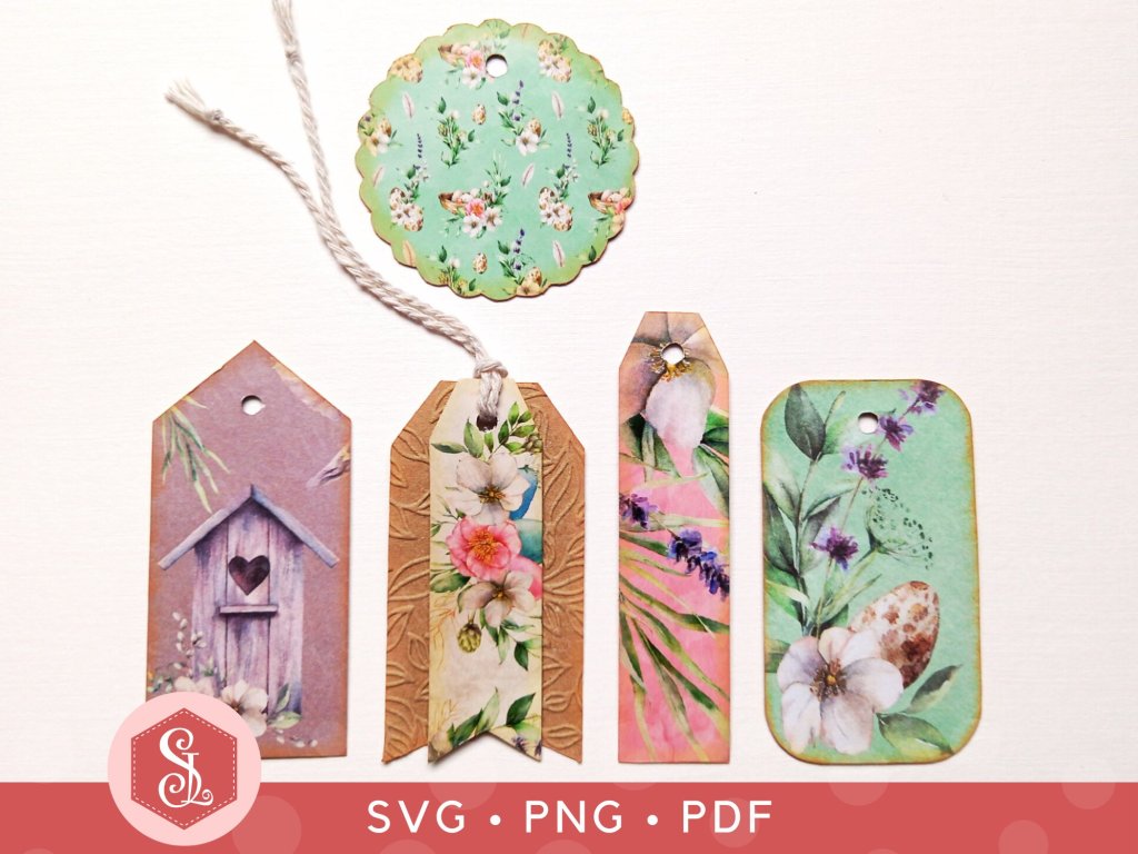 Gift tag shapes by Esselle Crafts